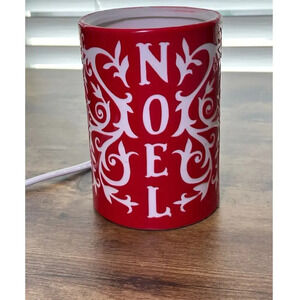 Authentic Scentsy NOEL Red/White Plug-in Wall Candle Warmer